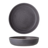 Bloomingville Raben Servierschüssel Grau Steingut 25 x 6 cm Schale Dänisches Design