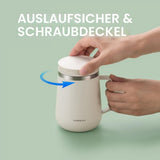 LocknLock Metro Teetasse 400 ml Violett - Thermobecher mit Teesieb Edelstahl auslaufsicher