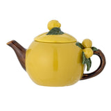 Bloomingville Limone Teekanne Steingut gelb 730 ml Zitronen Design