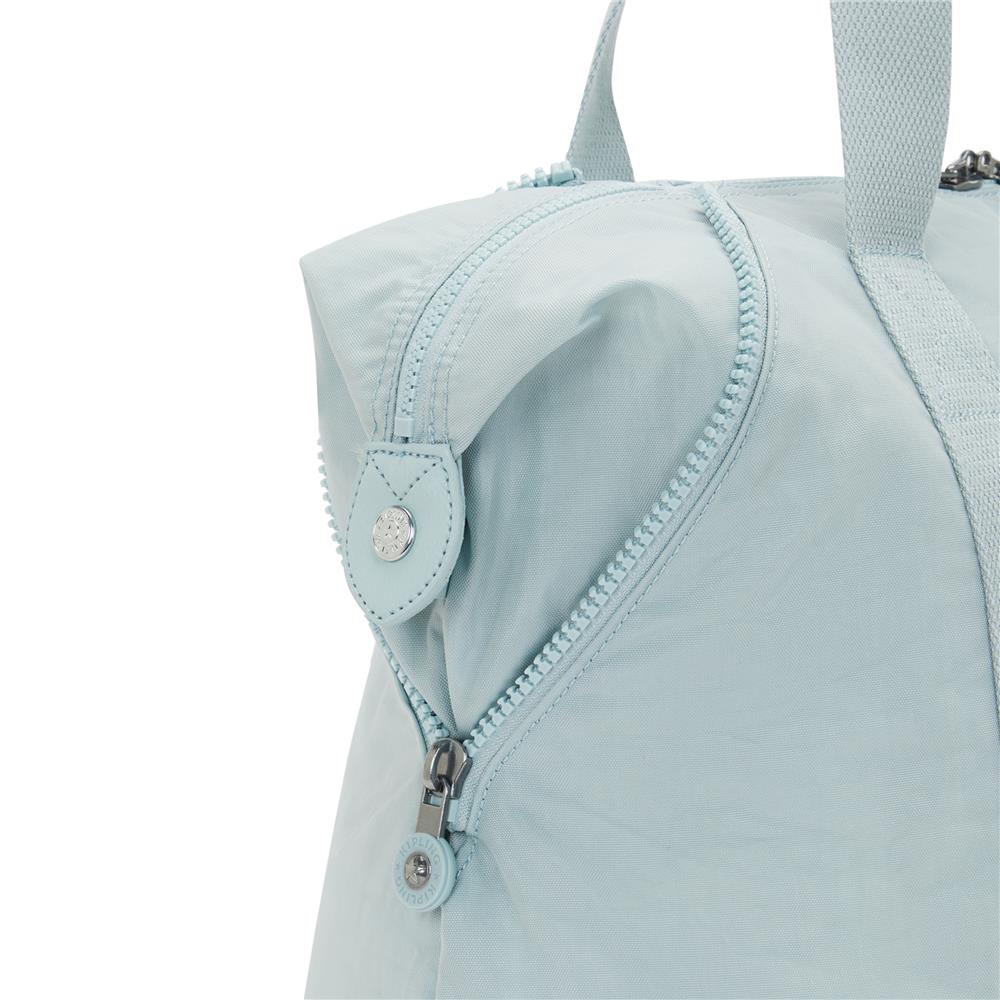 Kipling ART M, multifunktionale Tragetasche, Breezy Blue (blau), Reisetasche mit Trolleyhalterung