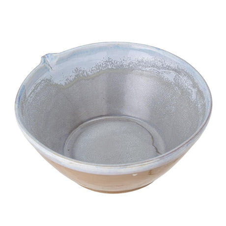 Bloomingville Evora Backschüssel Natur Steingut D35,5xH14 cm Backofenfest Küchenschüssel Salatschüssel
