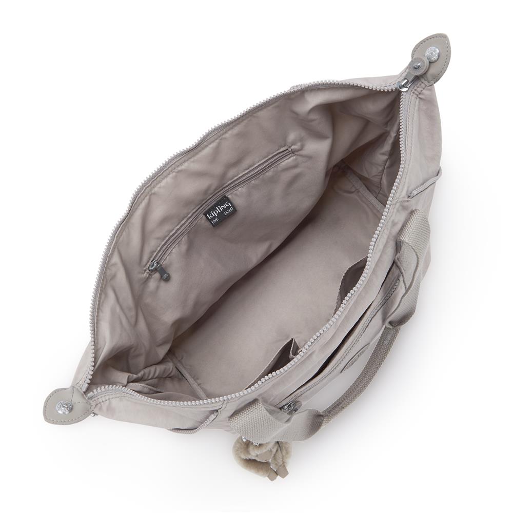 Kipling ART, Handtasche, Grey Gris (grau), Tasche mit abnehmbaren Trägern & viel Stauraum