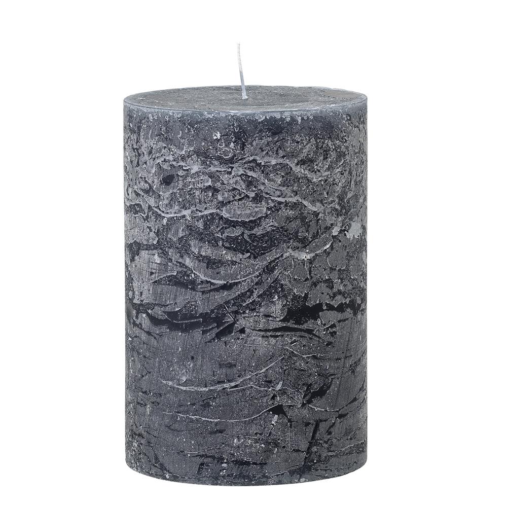 Bloomingville Rustic Kerze in Grau, 15cm, aus Paraffinwachs