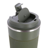 NILS Thermobecher 500 ml Edelstahl grün auslaufsicher Coffee-to-go-Becher für Camping Reisen Alltag