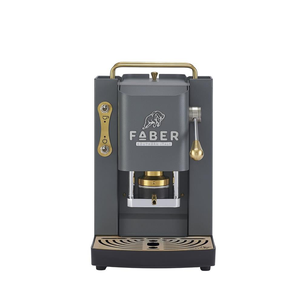 Faber Pro Deluxe 3.0 Gray Daytona Messing ESE Pad Kaffeemaschine 44 mm
