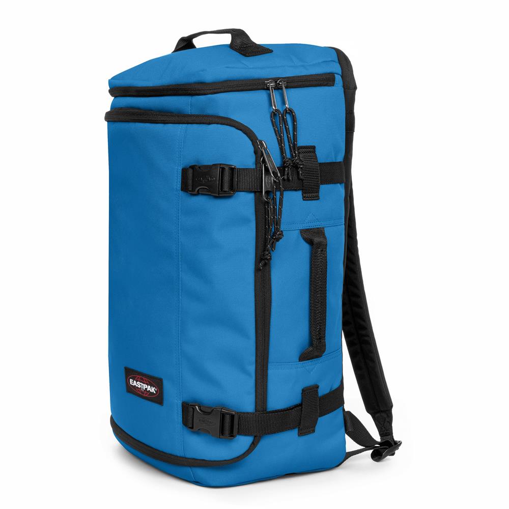 Eastpak CARRY PACK, Reiserucksack, Bubble Blue (blau), 30L, Reisetasche mit Flaschenhalter und Laptopfach