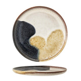 Bloomingville Jules Teller, Braun/Blau, 22cm, Steingut, dänisches Design