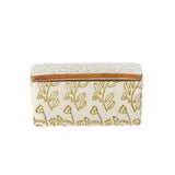 Bloomingville Maple Butterdose grün Steingut L12,5xH6 cm