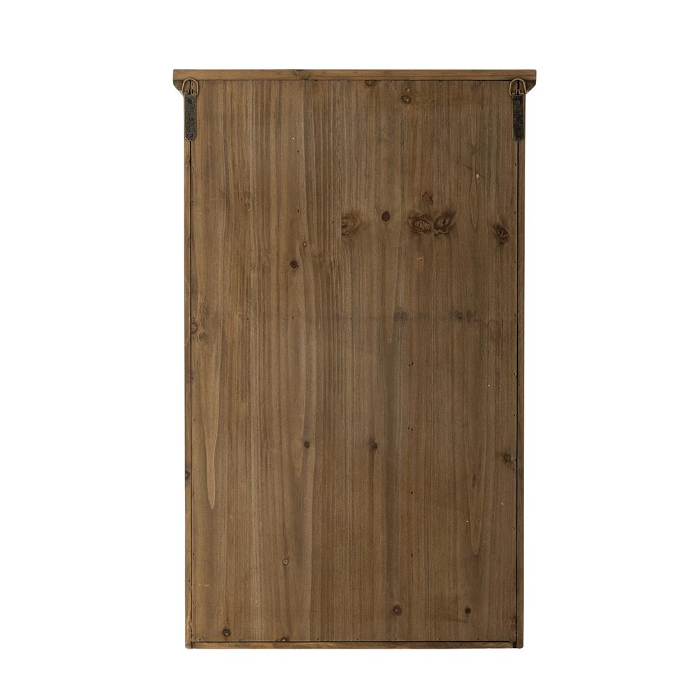 Bloomingville Hazem Kabinett grün aus Tannenholz – dekorativer Wandschrank für Küche & Wohnzimmer