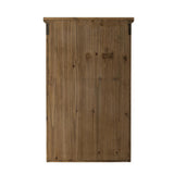 Bloomingville Hazem Kabinett grün aus Tannenholz – dekorativer Wandschrank für Küche & Wohnzimmer