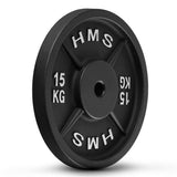 Hantelscheibe 15 kg Gusseisen 30 mm Gewichtsscheibe | HMS TCN15