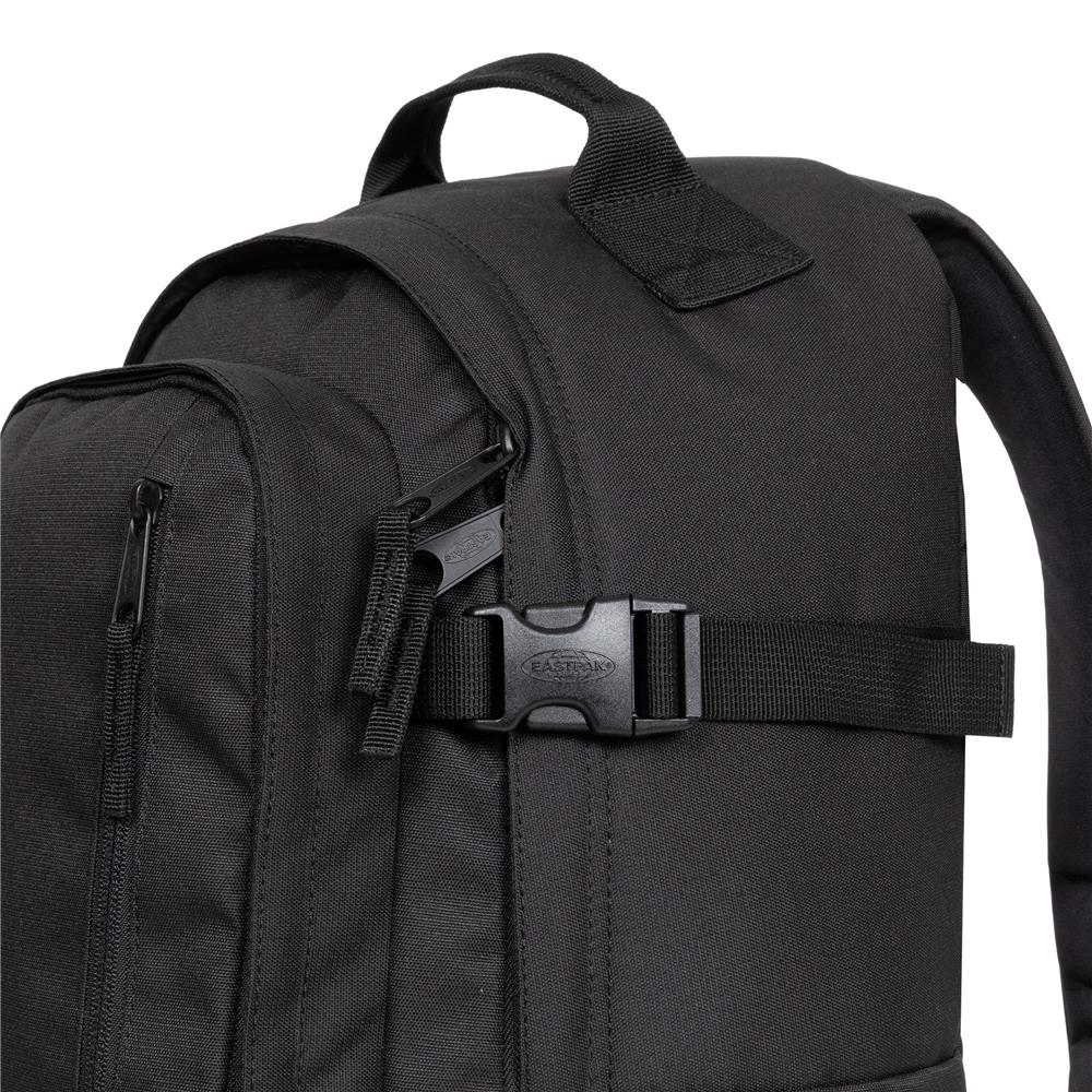 Eastpak SMALLKER, Rucksack, CS Mono Black2 (schwarz), 26L, mit Flaschenhalter und Laptopfach