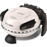 G3Ferrari elektrischer Pizzaofen Delizia 1200 W für Pizza Ø 31cm icy cream Pizzamaker mit feuerfestem Naturstein - Limitierte Edition