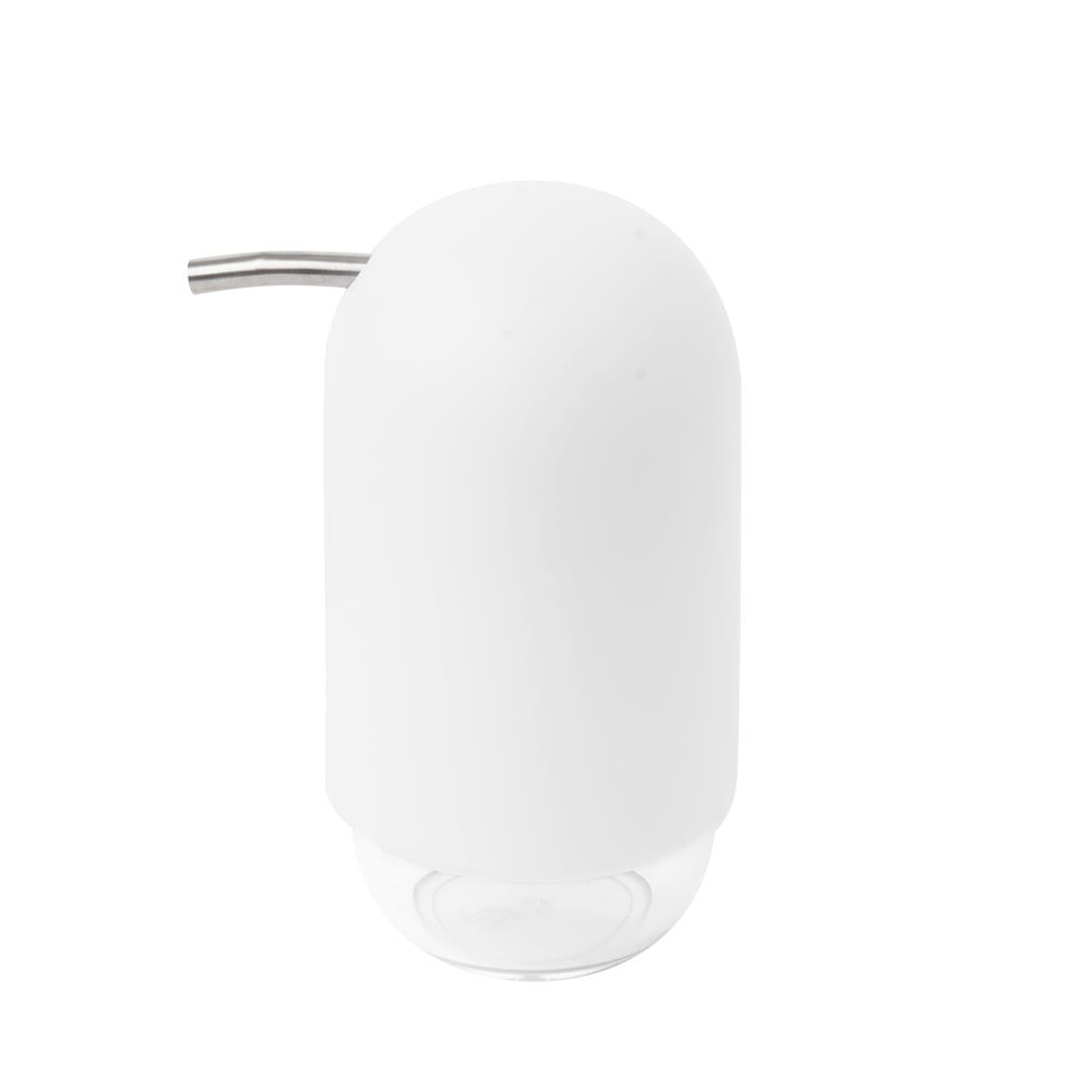Umbra Touch Seifenspender Weiß moderner Flüssigseifen-Spender und Spülmittel-Spender mit Soft Touch