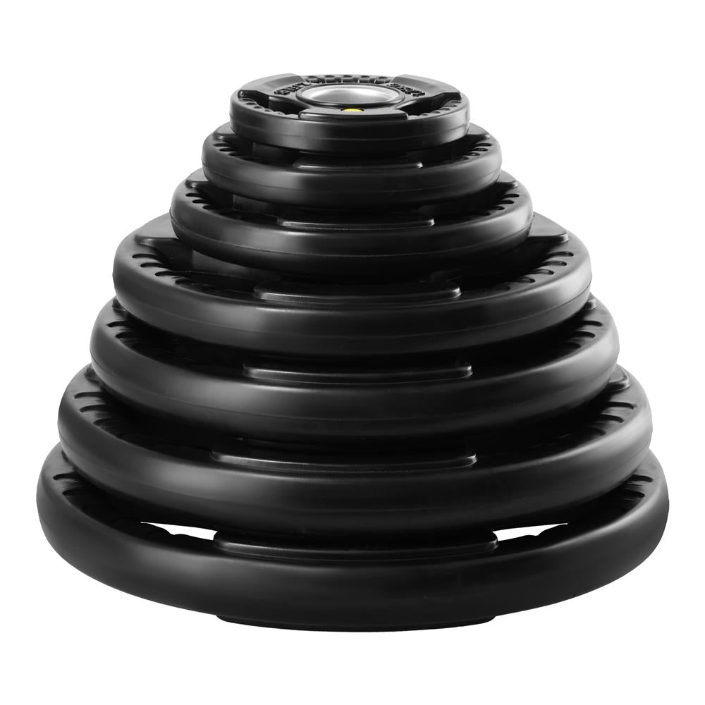 Hantelscheibe 2,5 kg Gummiert 50 mm mit Tri-Grip-Griffe | HMS TOK02 PRO