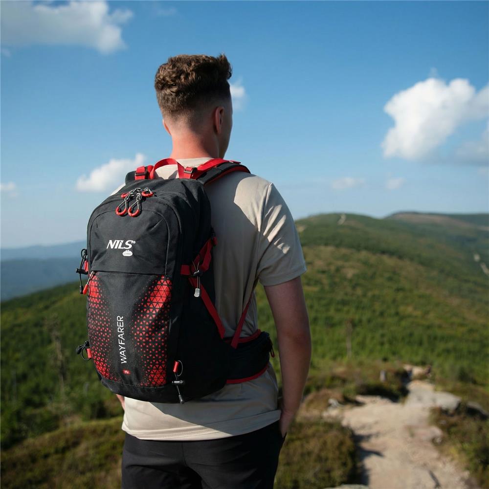 NILS CAMP Wayfarer 35L Touristenrucksack Wanderrucksack Rot