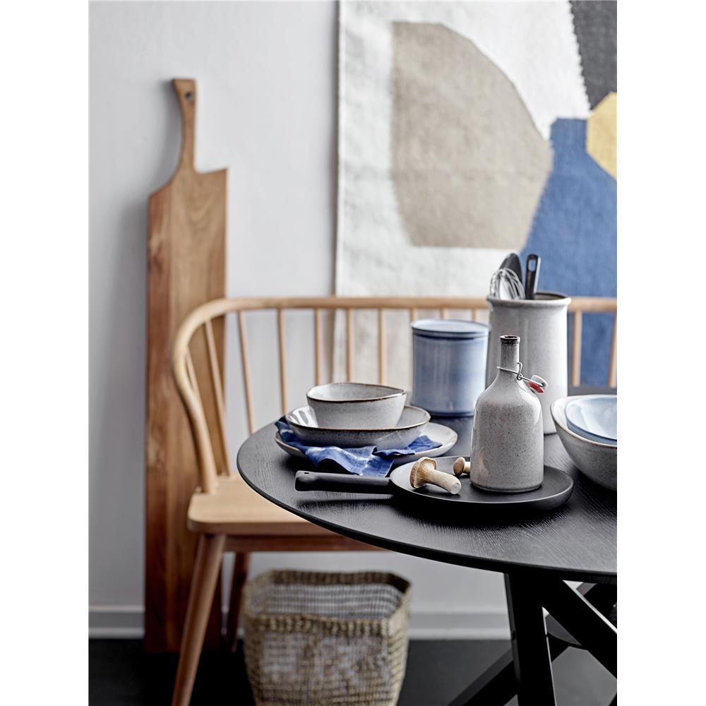 Bloomingville Sandrine Teller in Grau 28,5cm aus Keramik im dänischen Design