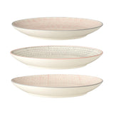 Bloomingville Cécile Teller 3er Set aus Keramik im skandinavischen Design