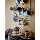 Bloomingville Neo Tasse, Braun, Steingut, 335 ml, dänisches Design