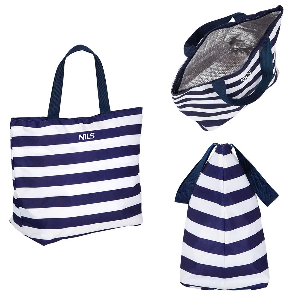 NILS Kühltasche 23L in Blau - Thermotasche für Picknick, Strand & Camping