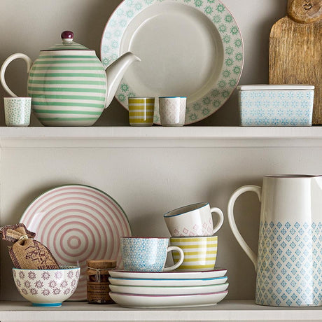 Bloomingville Patrizia Eierbecher, 3er Set, Steingut, dänisches Design