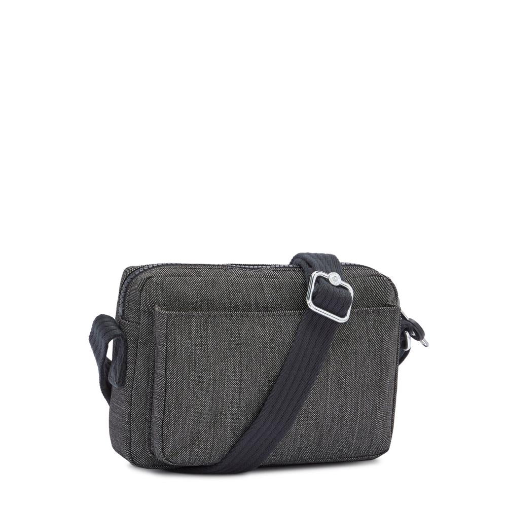 Kipling ABANU Small Umhängetasche Black Peppery 2 Liter Grau Crossbody