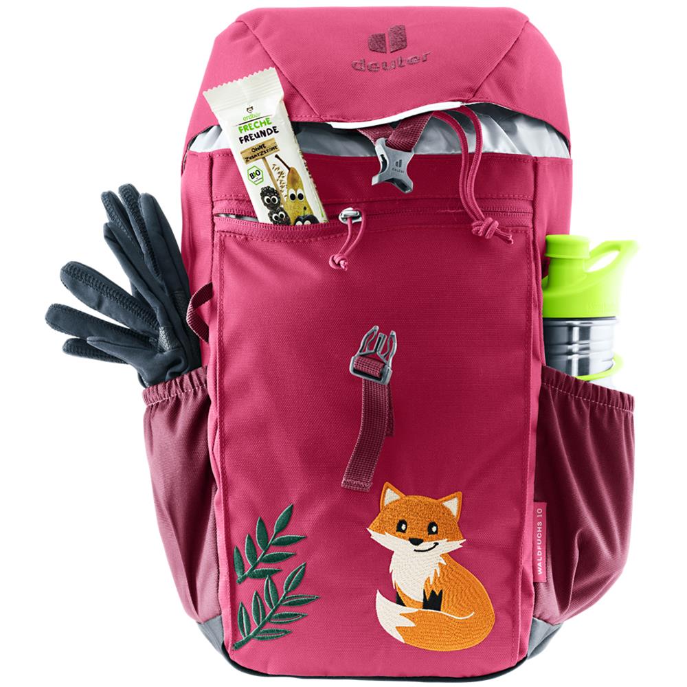 Deuter Waldfuchs, Kinderrucksack, ruby-maron (rot), 10L, Kindergartenrucksack, Wanderrucksack