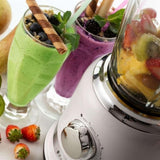 Ariete Moderna Standmixer, Weiß, Glasbehälter 1,5L, Smoothie Maker, Modernes Design