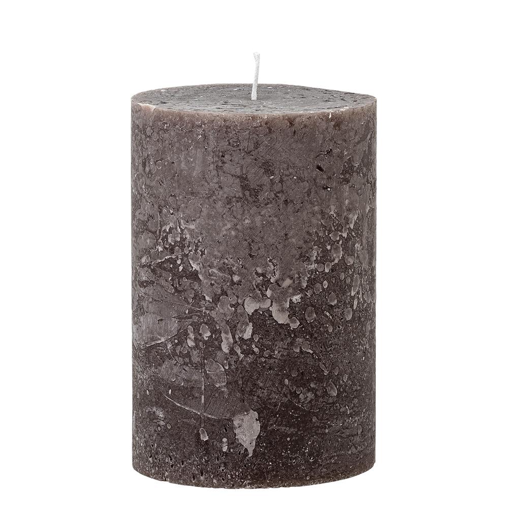 Bloomingville Rustic Kerze in Braun, 15cm, aus Paraffinwachs