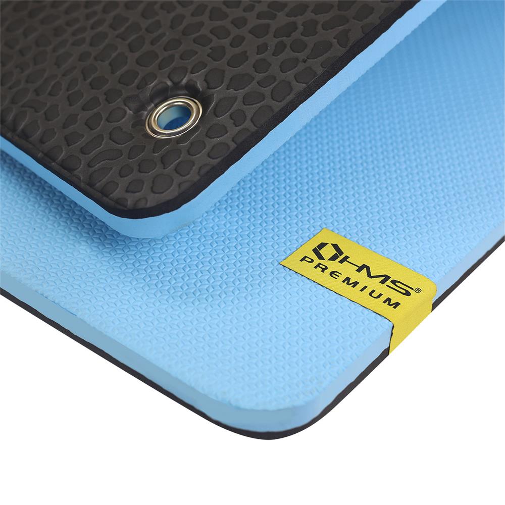 HMS Premium MFK02 Fitnessmatte 120x60 cm 20 mm Blau/Schwarz