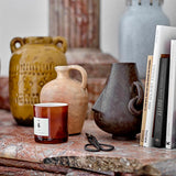 Bloomingville Tarun Deko‑Vase aus Steingut in Braun – skulpturale Vase für Wohnzimmer & Sideboard