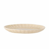 Bloomingville Latina Teller, Natur, 27 cm, Steingut, Speiseteller, dänisches Design