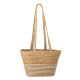 Bloomingville Simona Einkaufstasche aus Jute in Natur – Tragetasche für Einkauf & Strand