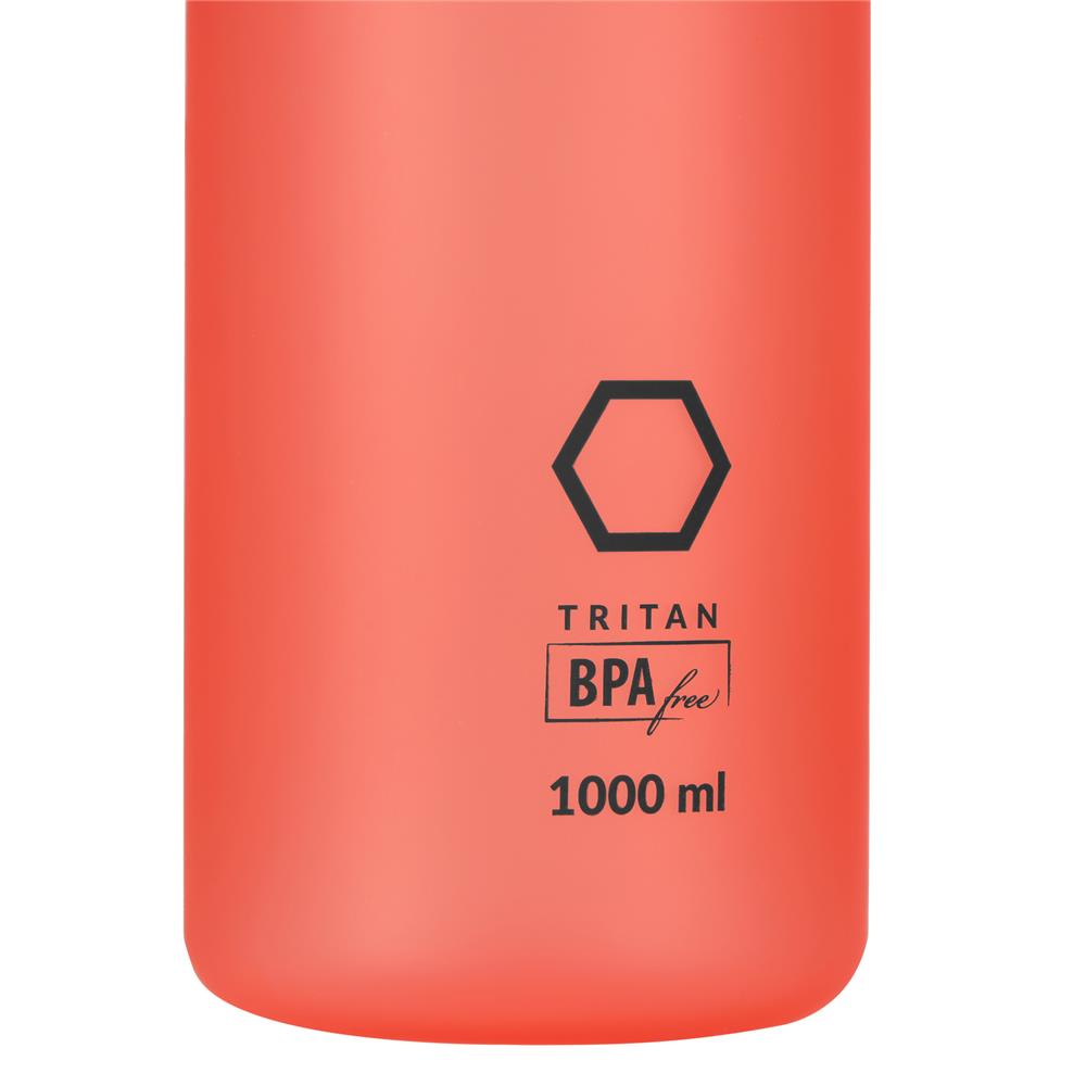 Trinkflasche 1L Tritan Rot BPA-frei | HMS NCD61