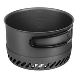 NILS CAMP Camping Kochtopf 1L aus Aluminium - leichter Trekking Topf mit Wärmetauscher & Deckel