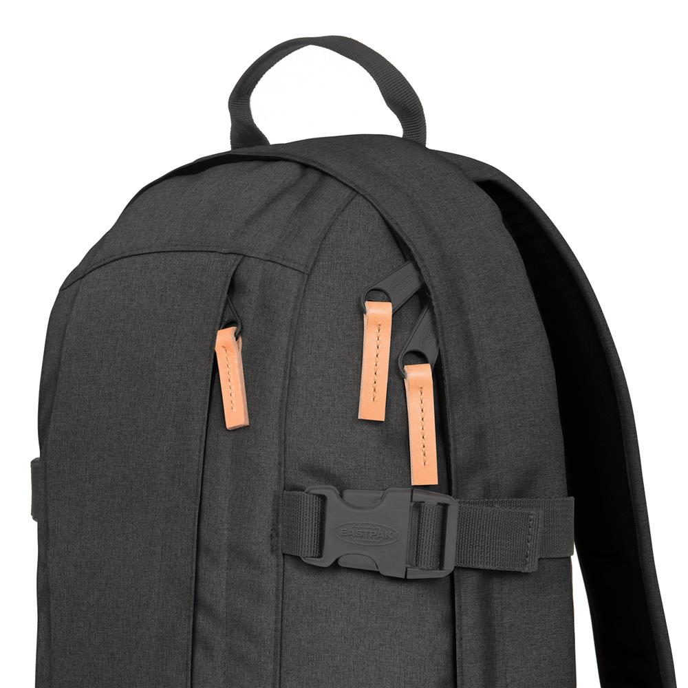 Eastpak FLOID, Rucksack, CS Black Denim2 (grau), 16L, mit Flaschenhalter und Laptopfach