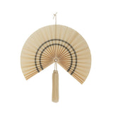 Bloomingville Jaime Wanddekoration aus Bambus in Natur – dekorative Wanddeko, L75xH70 cm