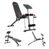 Trainingsbank mit Curlpult bis 150 kg klappbar | HMS L8021