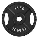 Hantelscheibe 15 kg Gusseisen 50 mm mit Griffen | HMS TOD15