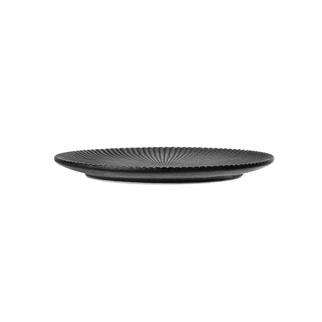 Bloomingville Neri Teller, Schwarz, 18cm, Steingut, dänisches Design