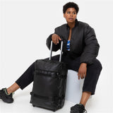 Eastpak TRANSIT'R S, Kleiner Reisetrolley, Tarp Black (schwarz), 42L, Rollkoffer mit 2 Rädern und TSA-Schloss