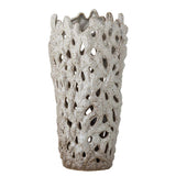 Bloomingville Eunice Deko-Vase Weiß Steingut 22,5x37cm