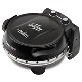 G3Ferrari elektrischer Pizzaofen Napoletana mit Pizzastein schwarz Pizzamaker 1200W für Pizza Ø 31cm