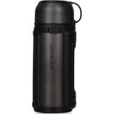 LocknLock Thermoskanne 1,5 L Hellblau, Edelstahl, Auslaufsicher, Trageschlaufe, Becher