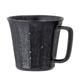 Bloomingville Yoko Tasse in Schwarz 4er Set 320ml aus Porzellan im japanischen Look