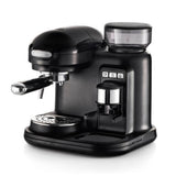 Ariete Moderna Espressomaschine, Schwarz, Kaffeemaschine mit Mahlwerk, 15 Bar