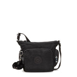 Kipling GABBIE MINI, Kleine Umhängetasche, Black Noir (schwarz), Schultertasche mit verstellbarem Riemen