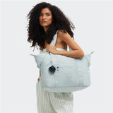 Kipling ART M, multifunktionale Tragetasche, Breezy Blue (blau), Reisetasche mit Trolleyhalterung