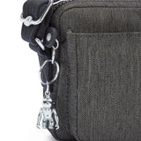Kipling ABANU Small Umhängetasche Black Peppery 2 Liter Grau Crossbody