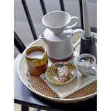 Bloomingville Lany Tablett-Set aus Bambus & Rattan – 2 verschiedene Größen